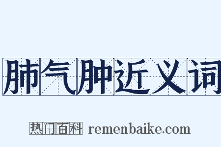 肺气肿近义词是什么意思的图片